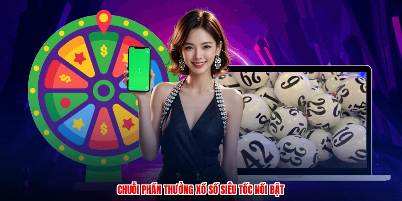 Chuỗi phần thưởng xổ số siêu tốc nổi bật
